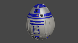 R2D2 Egg Container 3d model