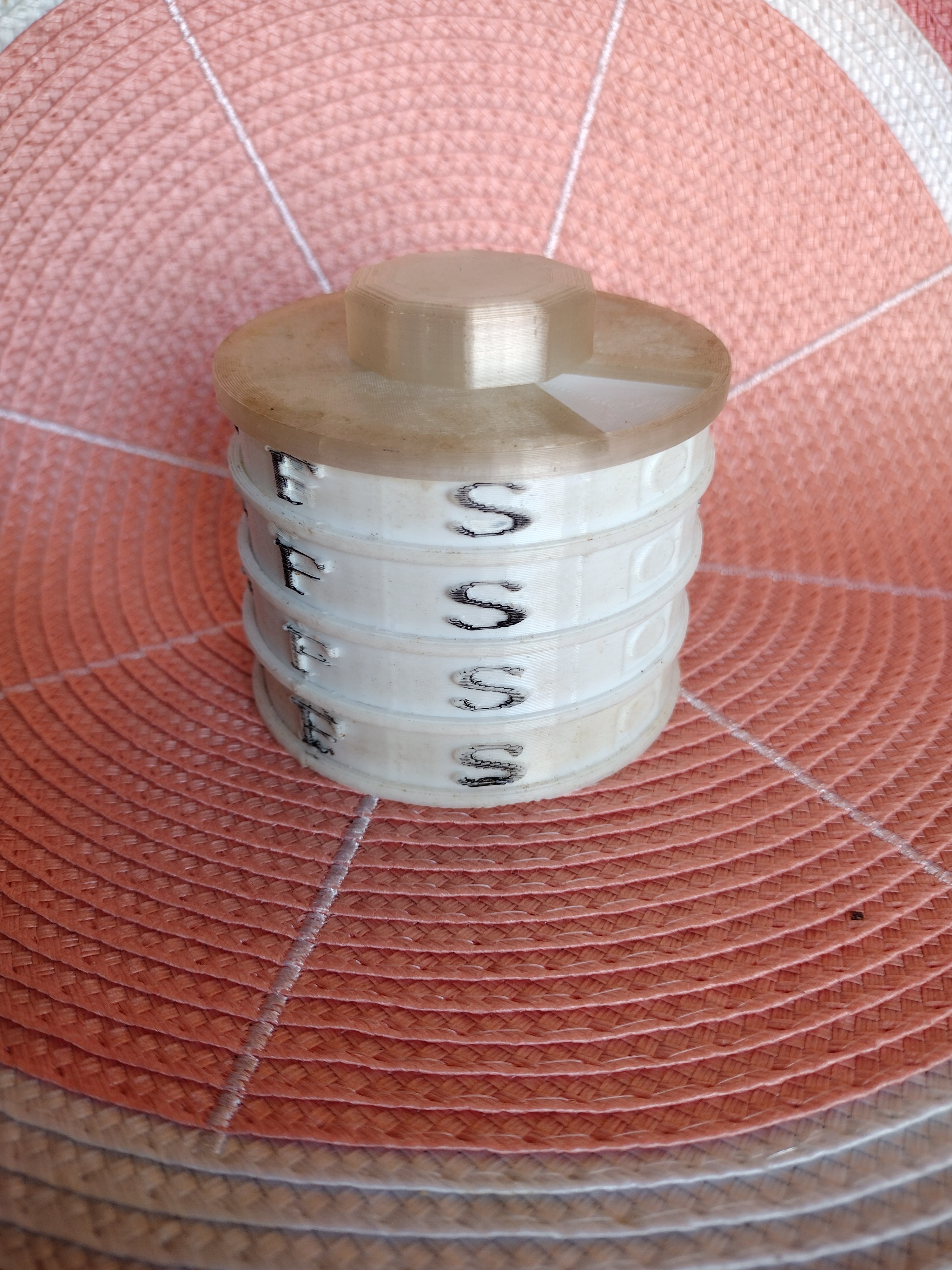 Stacking Pill Container - Weekly - Monthly 3d model
