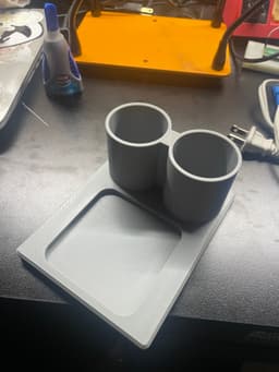 Clean Station for: Build Plate Cleaner Microfiber Holder 3d model