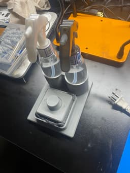 Clean Station for: Build Plate Cleaner Microfiber Holder 3d model