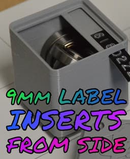 Label Slot Bins for Gridfinity 3d model
