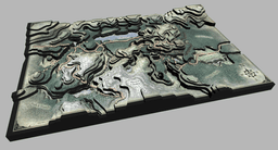 Topographical Map Of Barovia 3d model