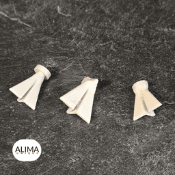 Paper Plane - Fridge Magnet - 6 Versions 3d model