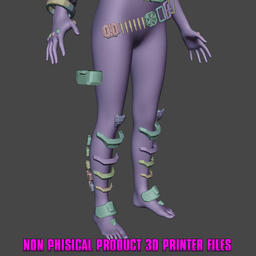 Moxxi Cosplay Accessories Borderlands 4 3d model
