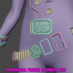 Moxxi Cosplay Accessories Borderlands 4 3d model