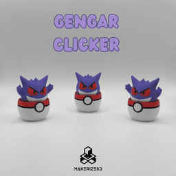 Gengar Poké Clicker 3d model