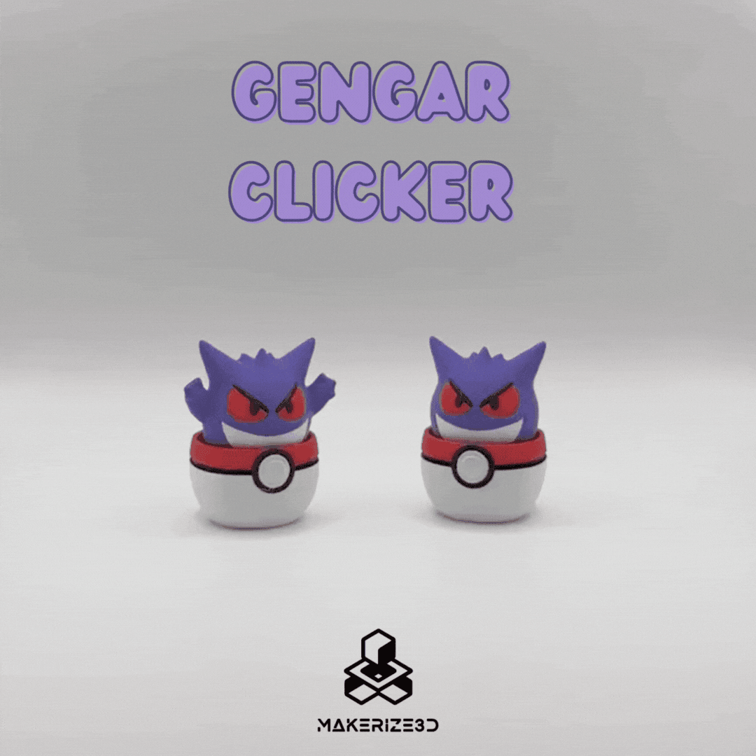 Gengar Poké Clicker 3d model