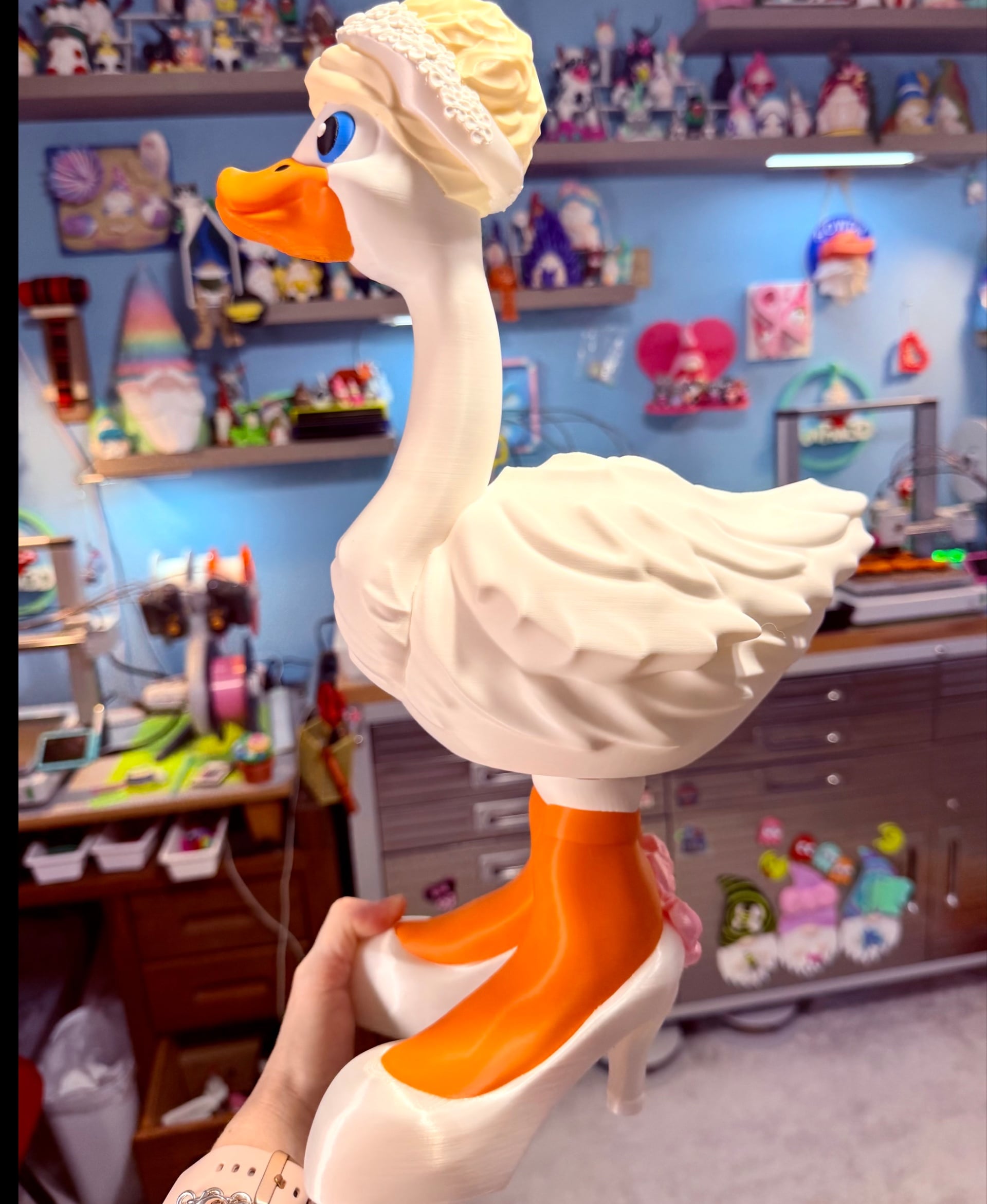 Bride Goose Gear for Porch Goose 3d model