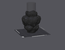 Ruffled Rose Vase.3mf 3d model