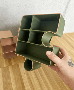 Puzzle Trinket shelf 3d model