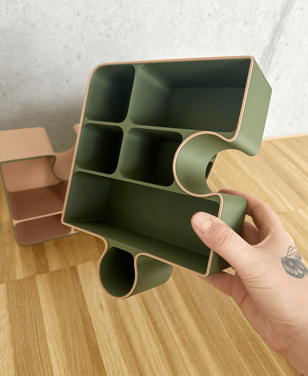 Puzzle Trinket shelf 3d model