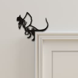 Dinasour Door Corner Decor 3d model