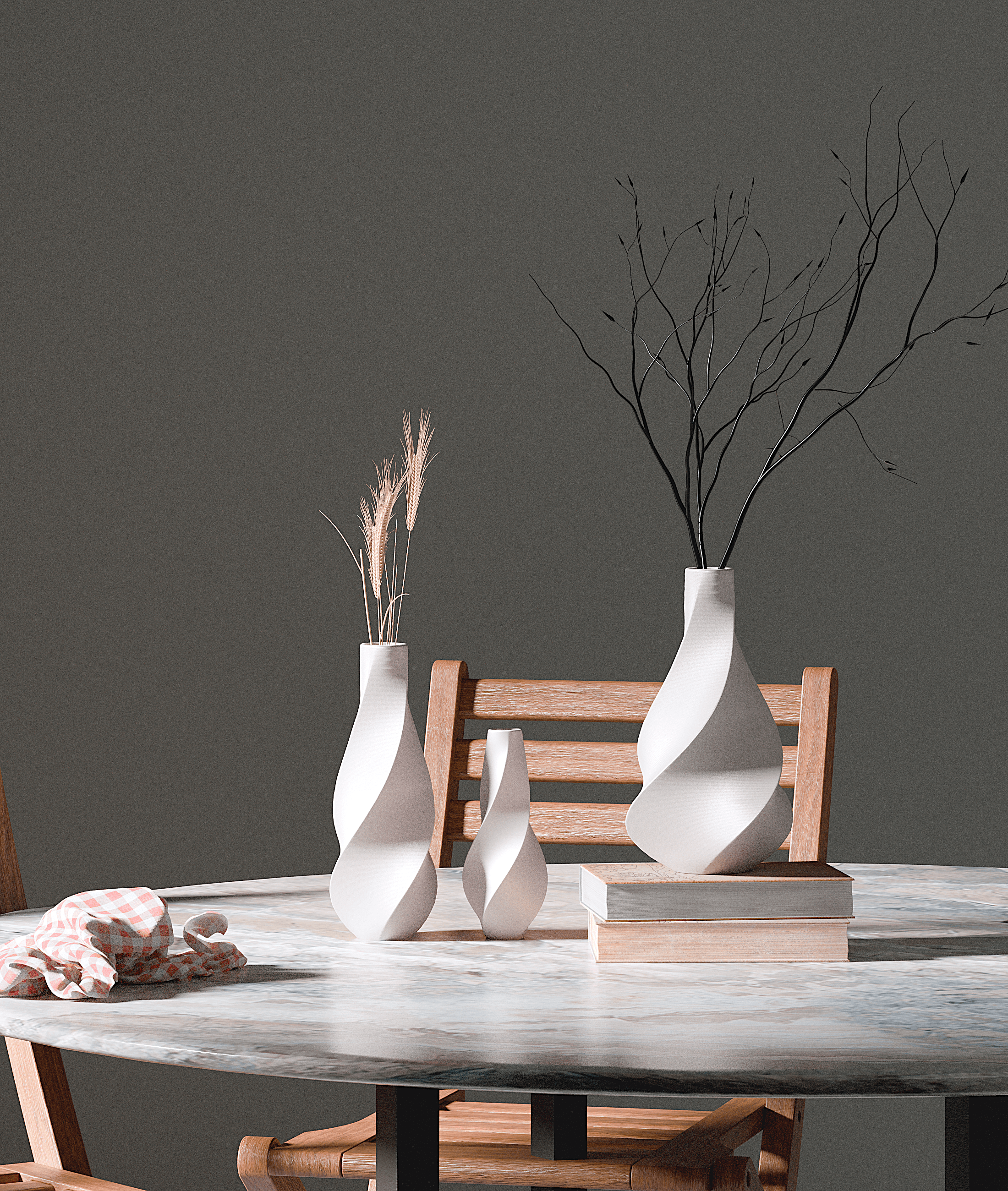Twisted_Vases_Fat.stl 3d model
