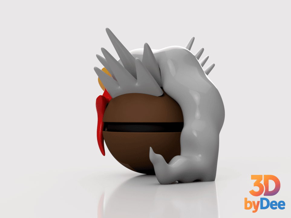 Entei Pokeball 3d model