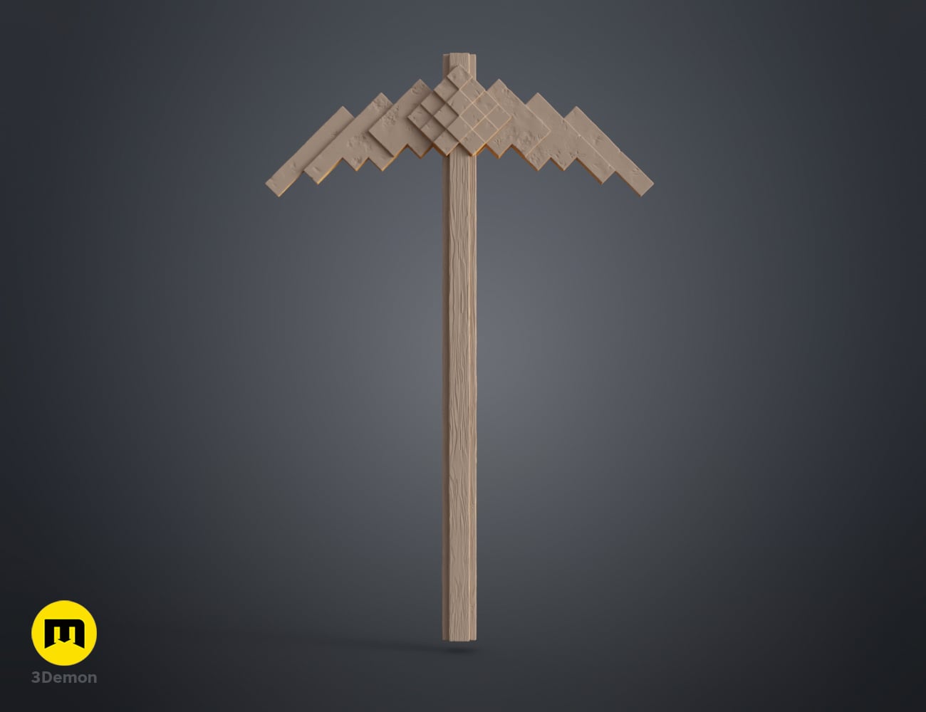 Minecraft Movie Pickaxe 3d model