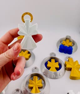 Angel Ornament Set 3d model