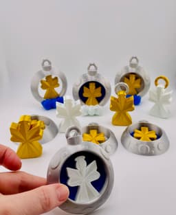 Angel Ornament Set 3d model