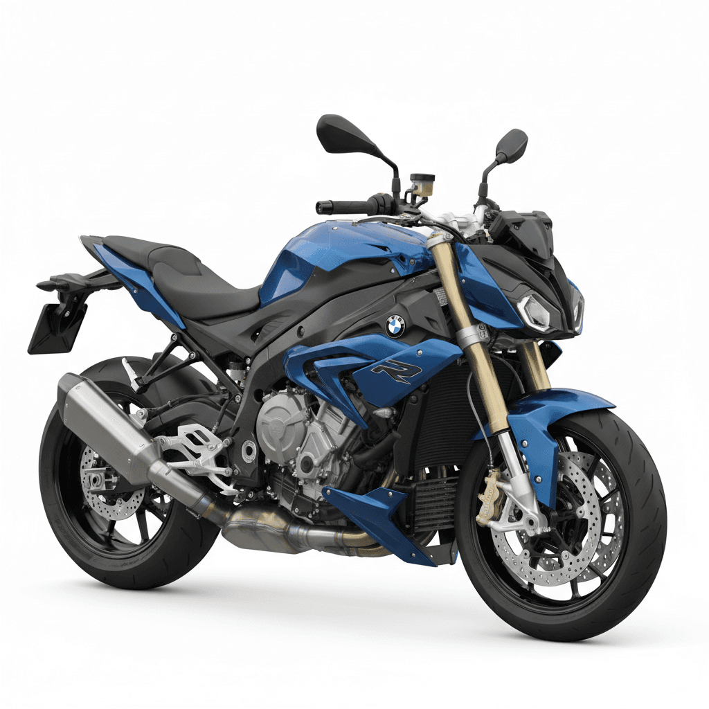 Motorcycle : BMW S1000R Hyper Naked Motorcycle 3d model