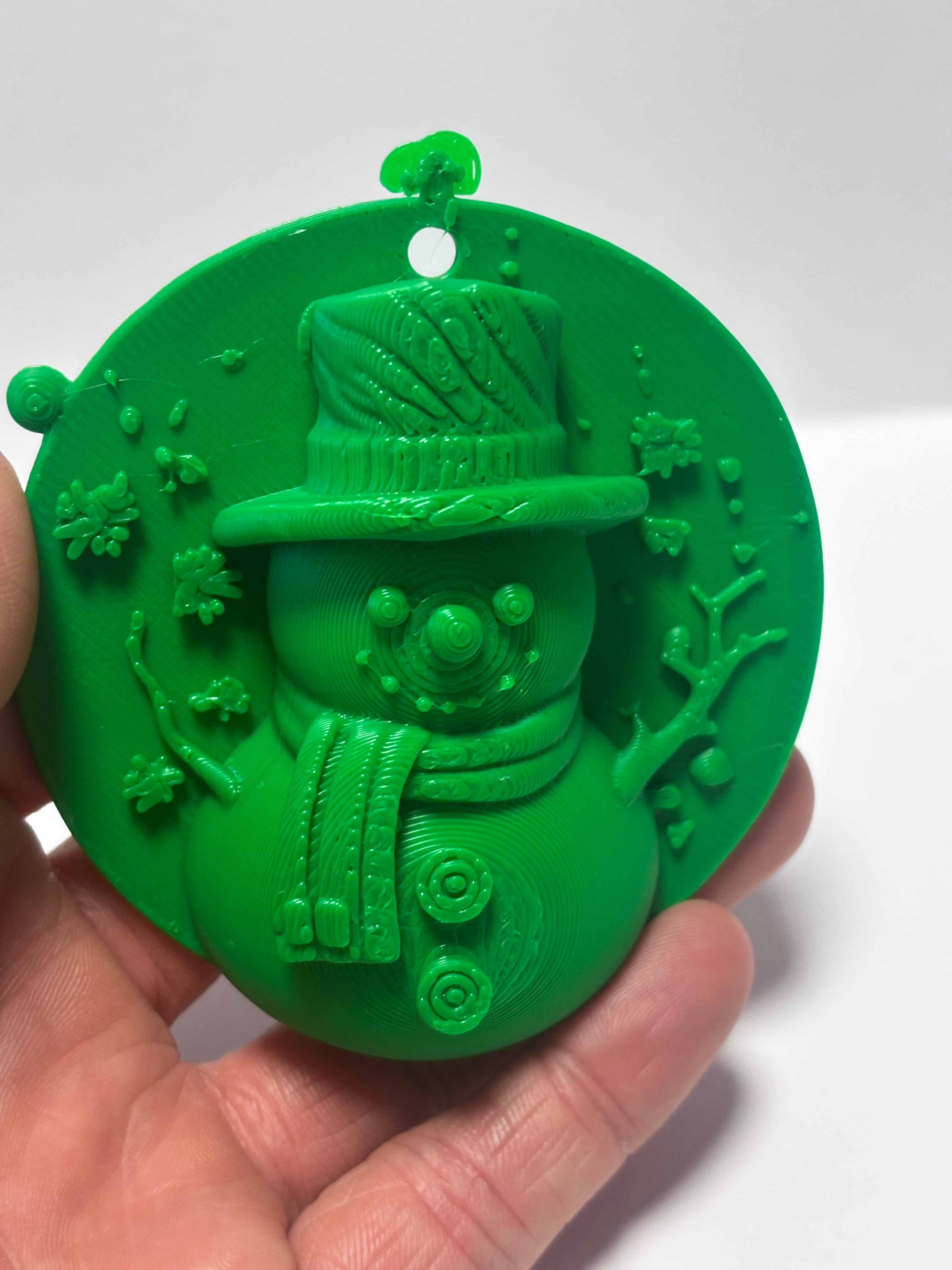Snowman tree ornament 3d model