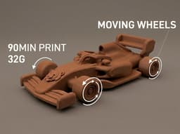Dynamic_Wheel_Moving_F1_Car_003 3d model