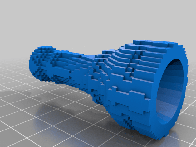 DIY spoon pipe 14mm 3d model