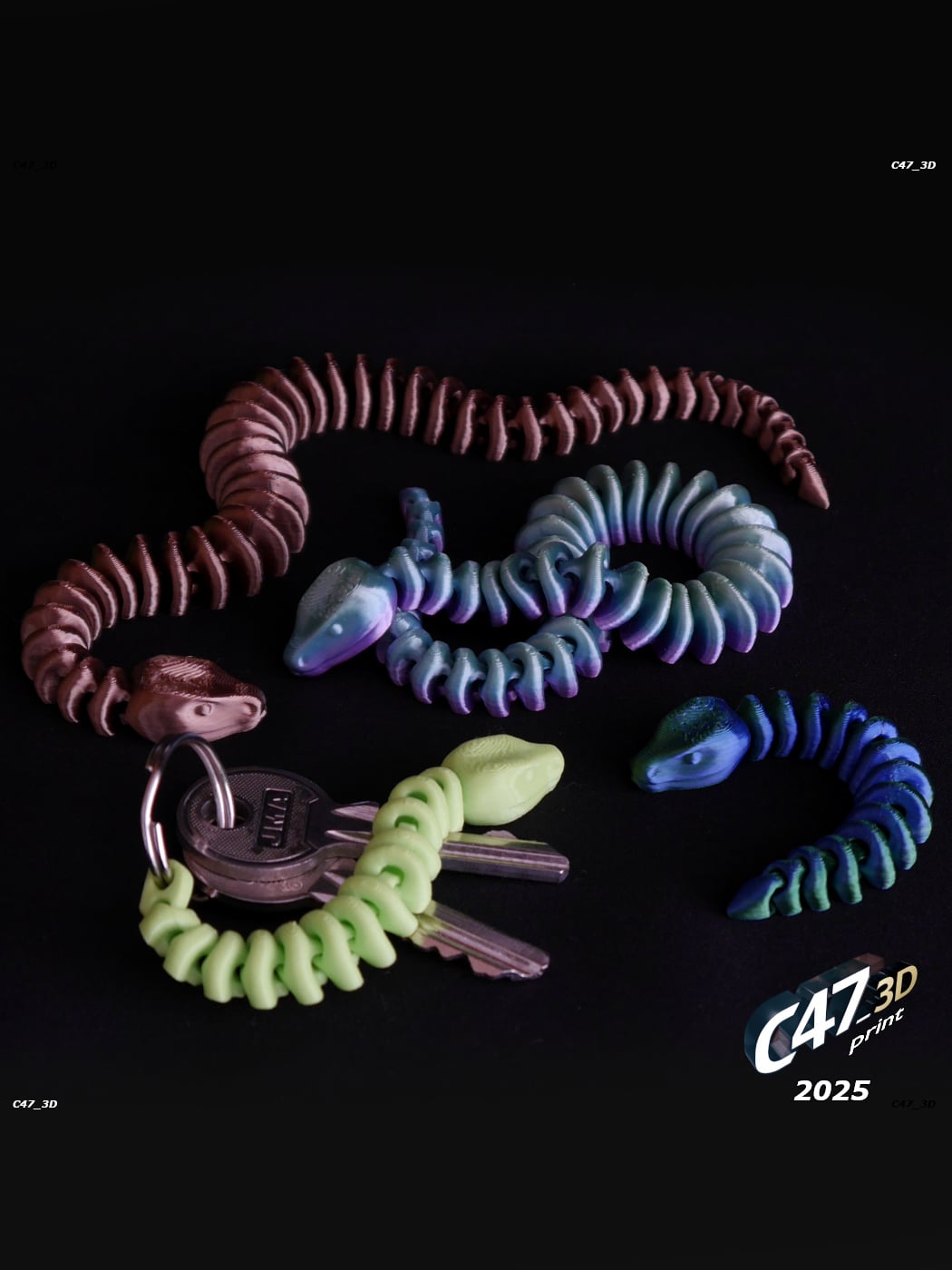 Flexi Snake 3d model