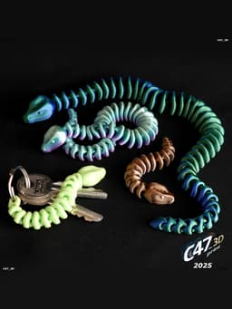 Flexi Snake 3d model