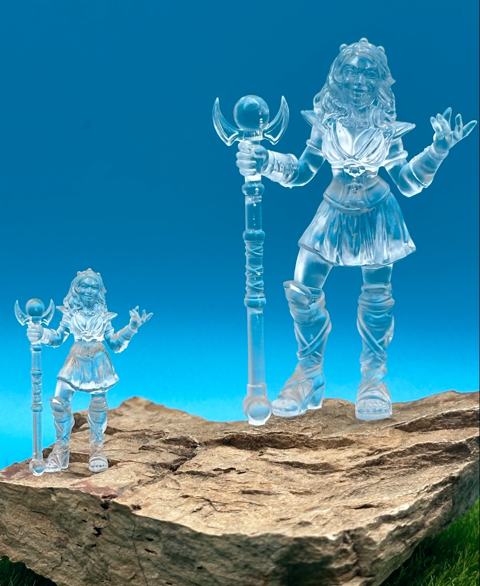 Printed in Resione clear resin on the Elegoo Saturn 3