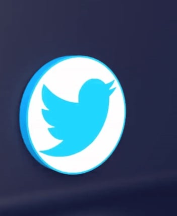 Twitter - LED Strip compatible 3d model