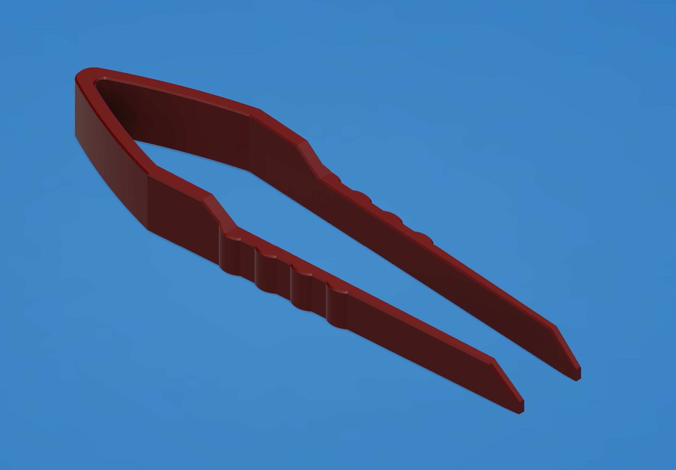 Tweezers (2 types) 3d model