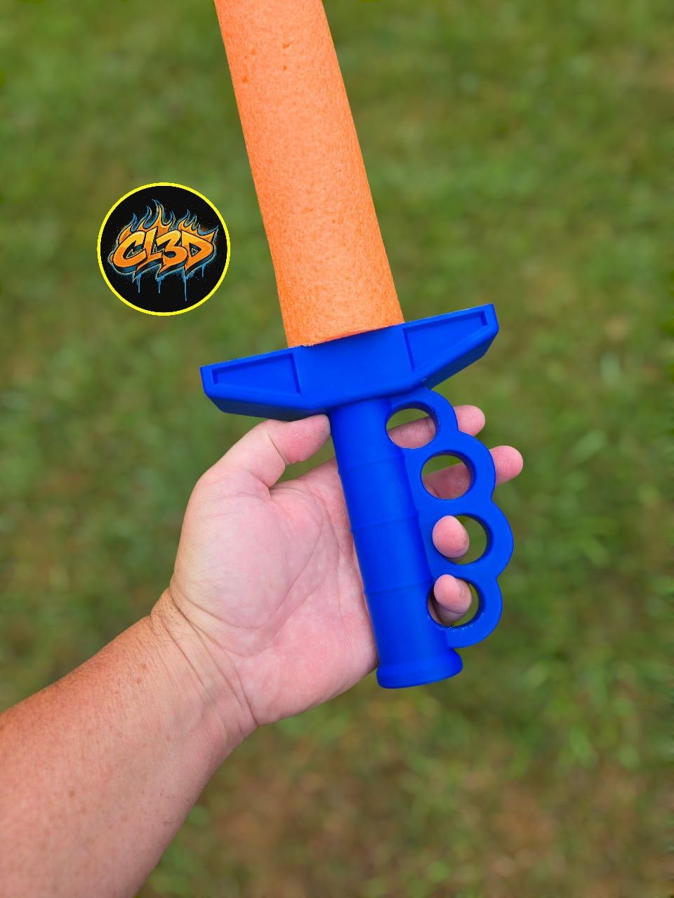 Brass Knuckles Pool Noodle Sword 3d model