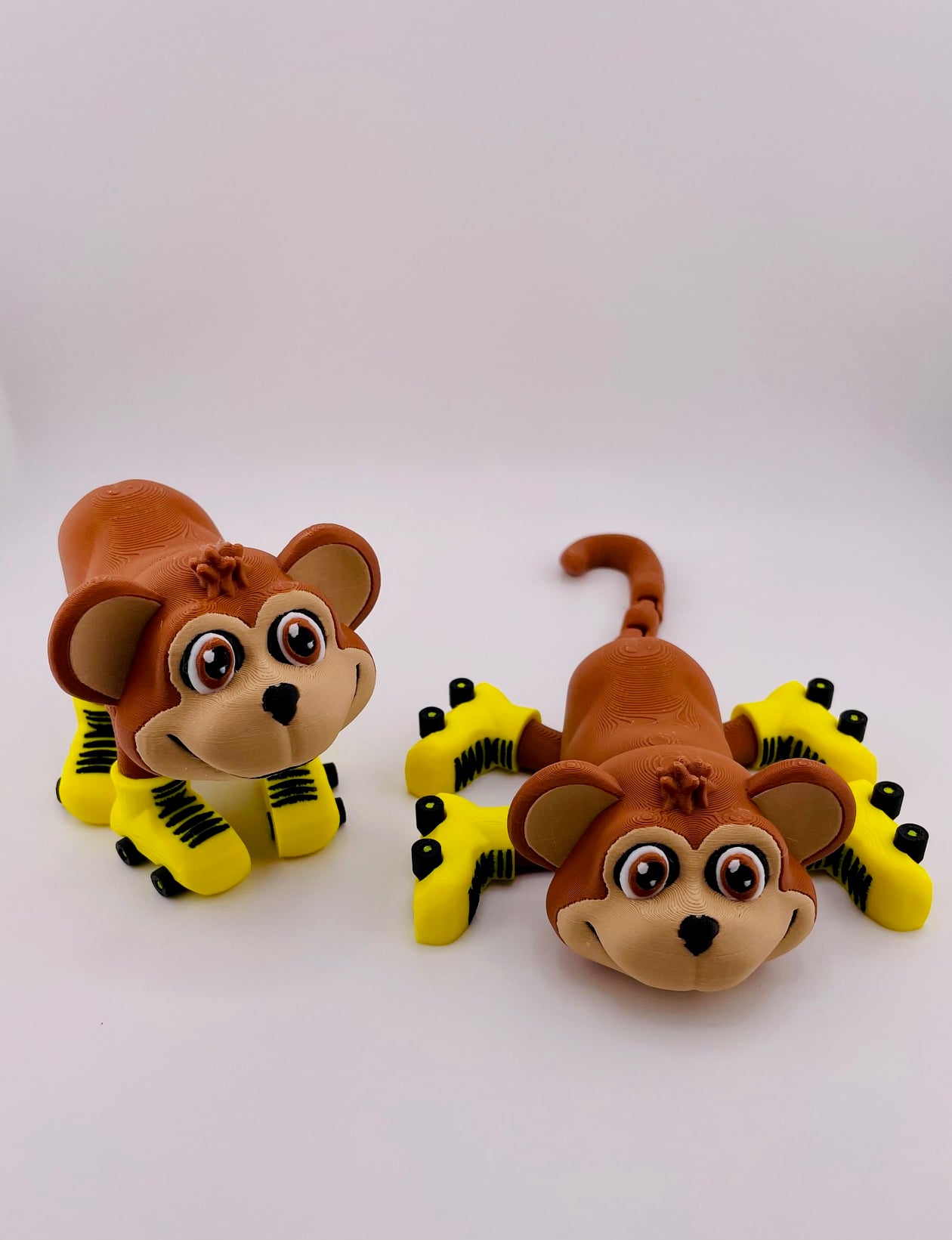 Monkey Roller Skate Flexi 3d model