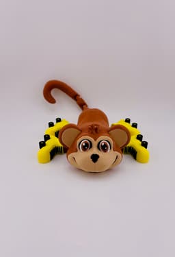 Monkey Roller Skate Flexi 3d model