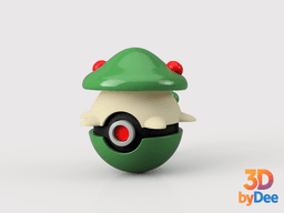Breloom Poke Ball 3d model