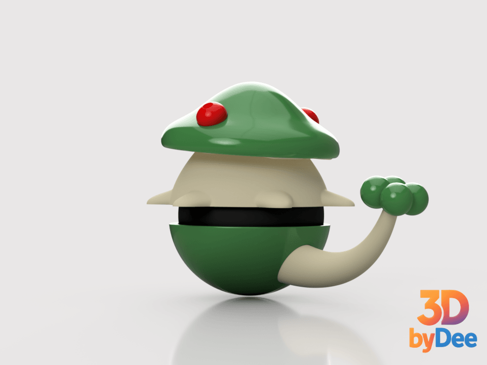 Breloom Poke Ball 3d model