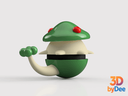 Breloom Poke Ball 3d model