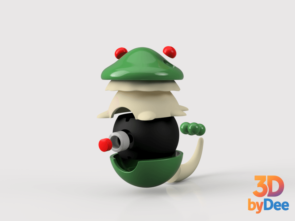 Breloom Poke Ball 3d model