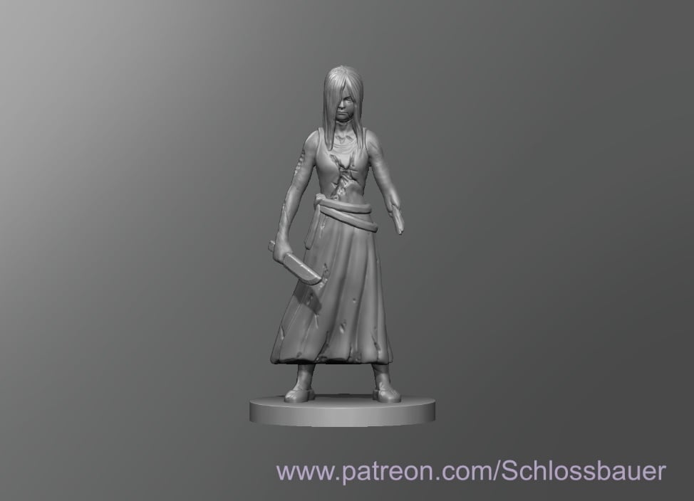 Zombie Daughter 3d model