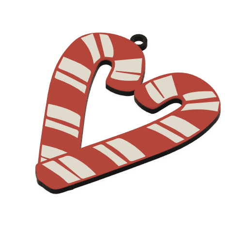 Christmas Pack: Candycane V 3d model