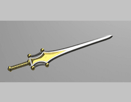 He-Man Power Sword Replica Prop for Cosplay 3d model