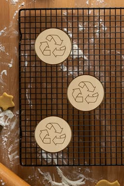 Recycle Cookie Cutter, Biscuit Cutter 3d model