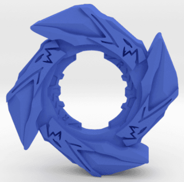 BEYBLADE COBALT DRAKE | BLADE LAYER | BURST SERIES 3d model