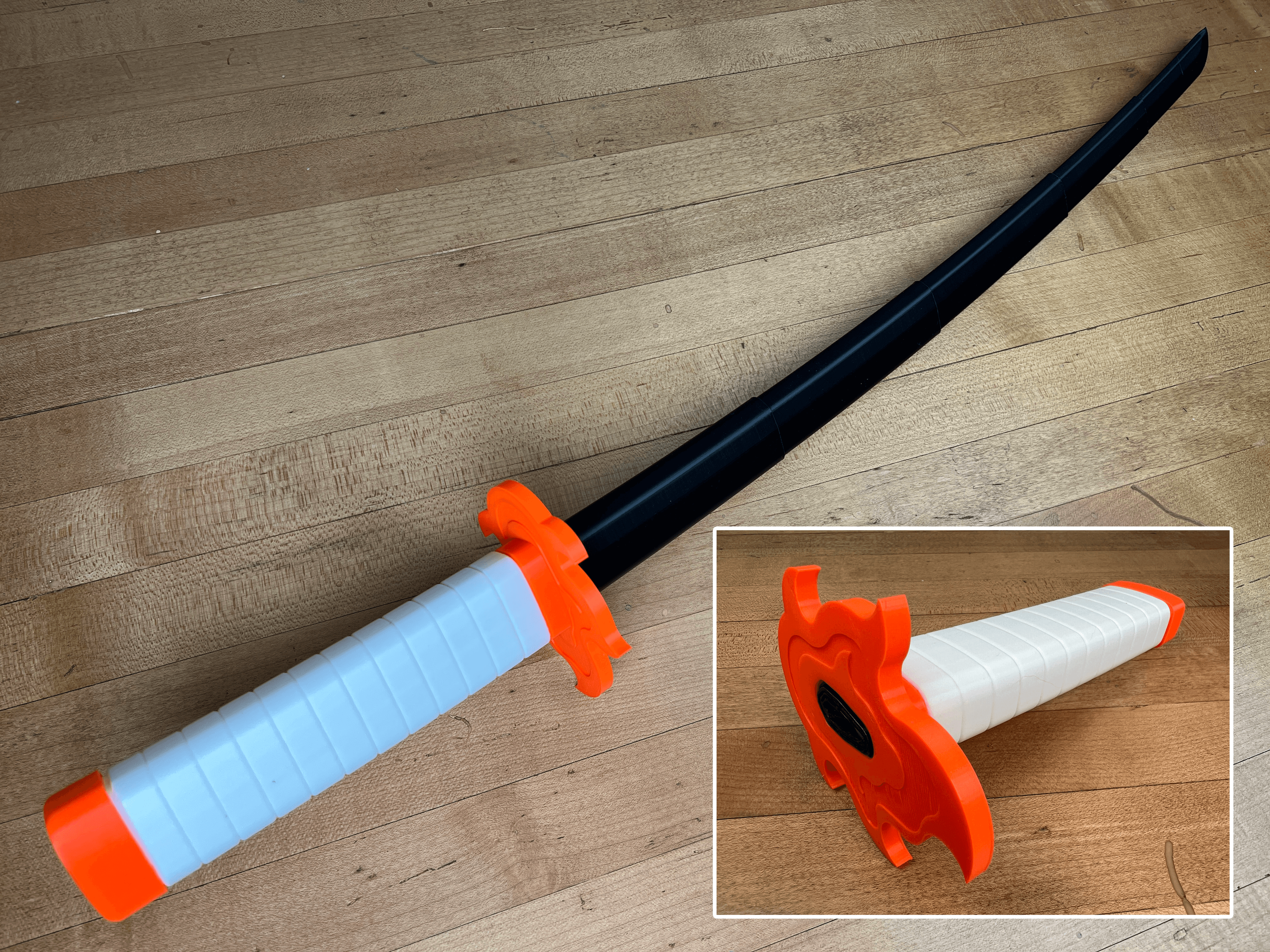 Rengoku’s Collapsing Katana 3d model