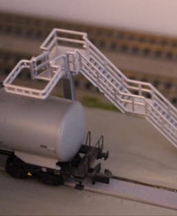 N Scale Tank Car Loading Platform 1 3d model