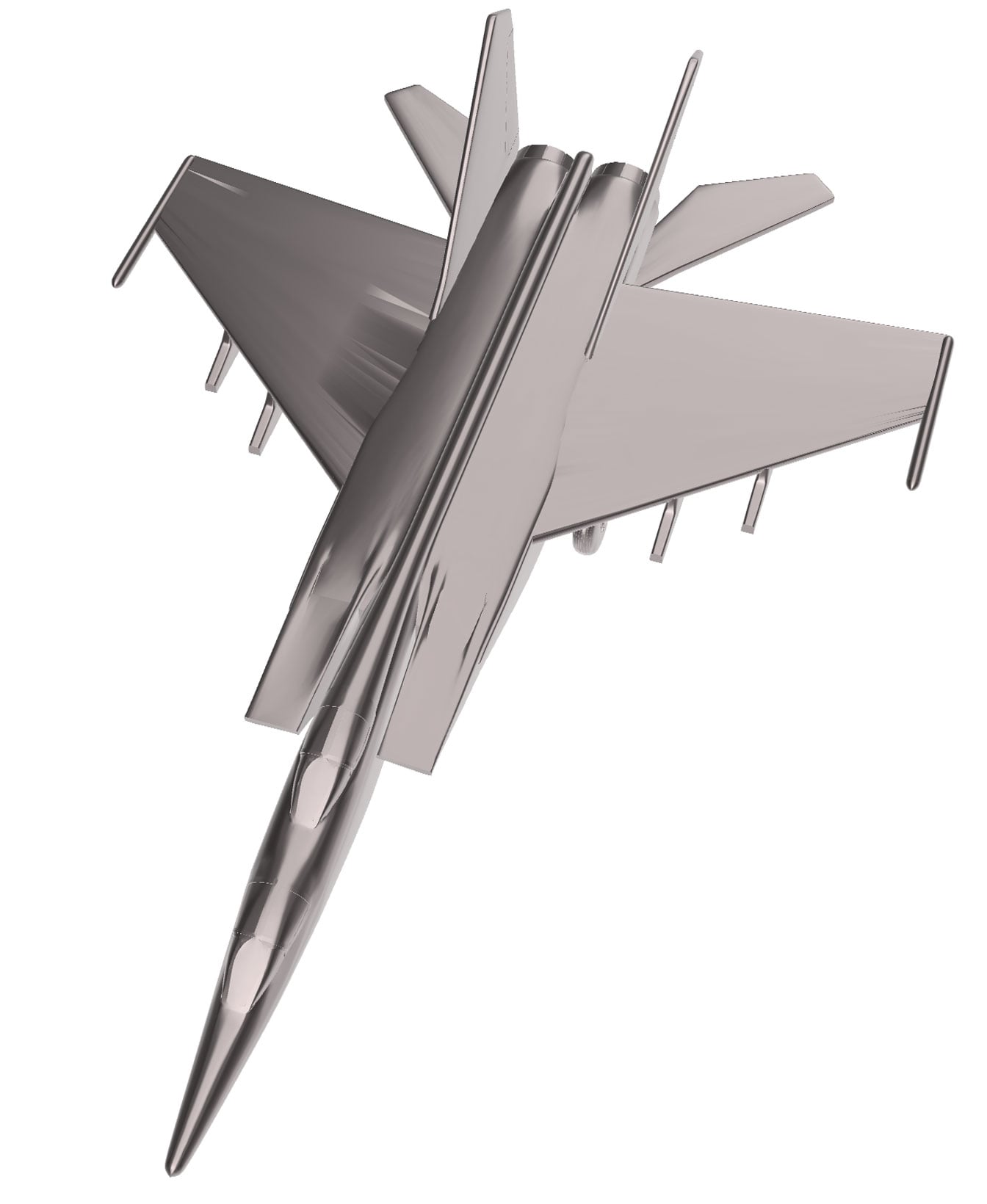 MiG-25PU Foxbat-C 3d model