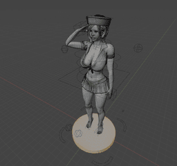 Sexy Sailor GIrl v2 3d model