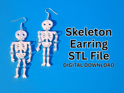 Dangle Skeleton Earring.stl 3d model