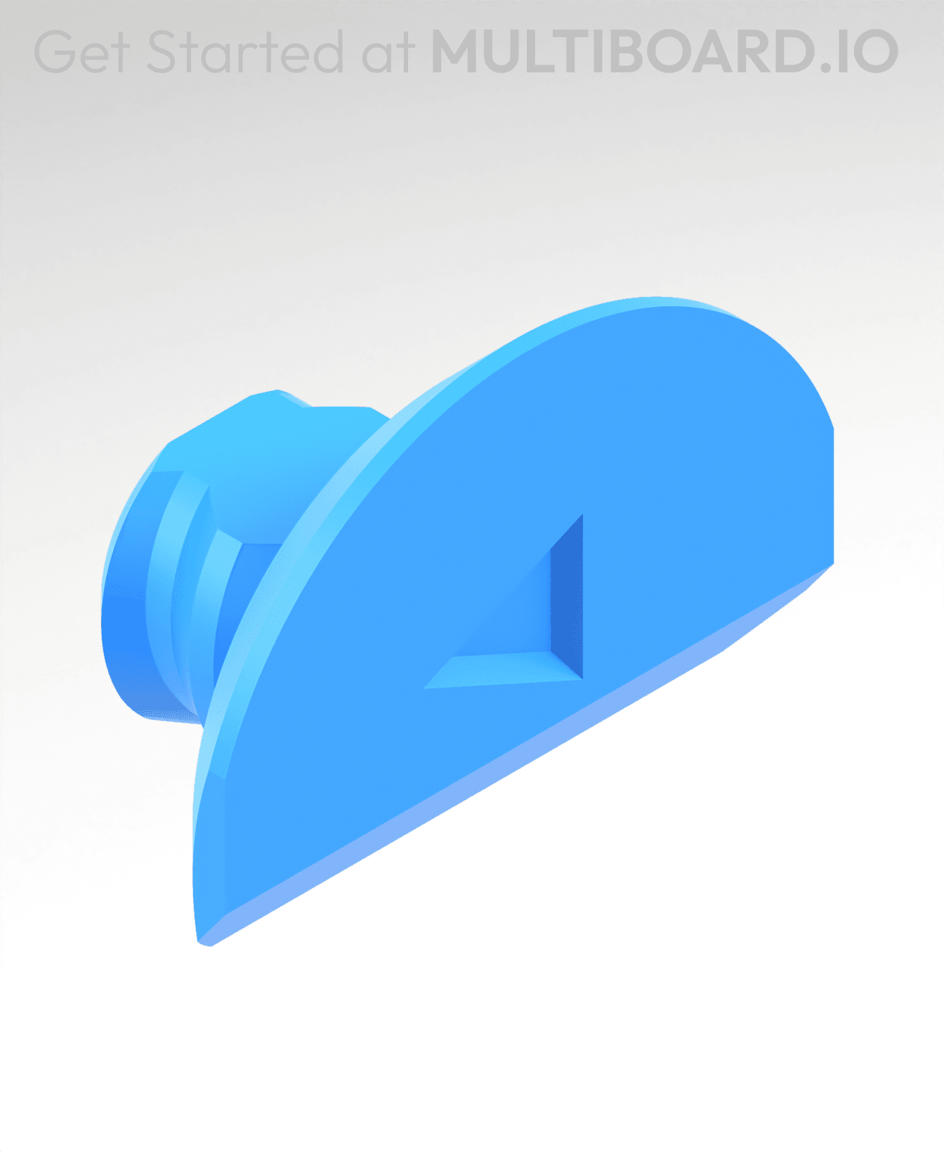 Right - Small Thread - Half Lite Fix Point 3d model