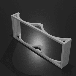 1,25L Bottle Holder For Fridge 3d model