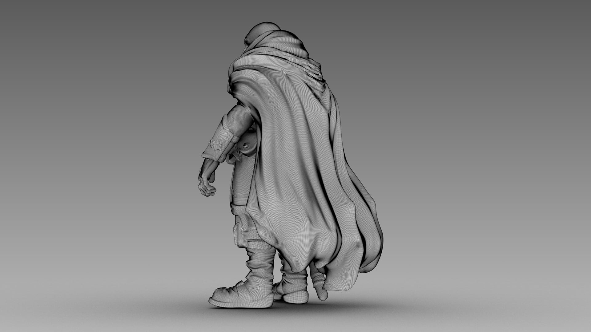 The Wandering Greybeard 3d model
